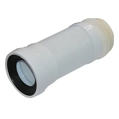 [SNA337] Pipe de WC extensible 110/550mm Ø90/100/110 noir/blanc mit - 11 0261 (IZP)