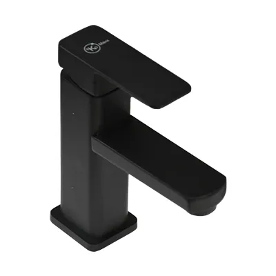 [RBT732] MITIGEUR LAVABO LAITON Ø40MM + 2FLEXIBLES INOX A2(304) NOIR MATTE EKOMAXX 2110202466 N*