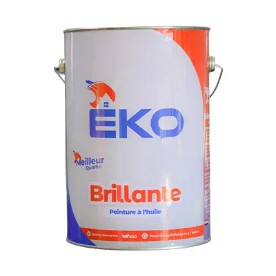 [PHH121] PEINTURE A L HUILE   BN:525-M 4KG WHITE GLOSS EKO